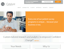 Tablet Screenshot of catalysthcr.com